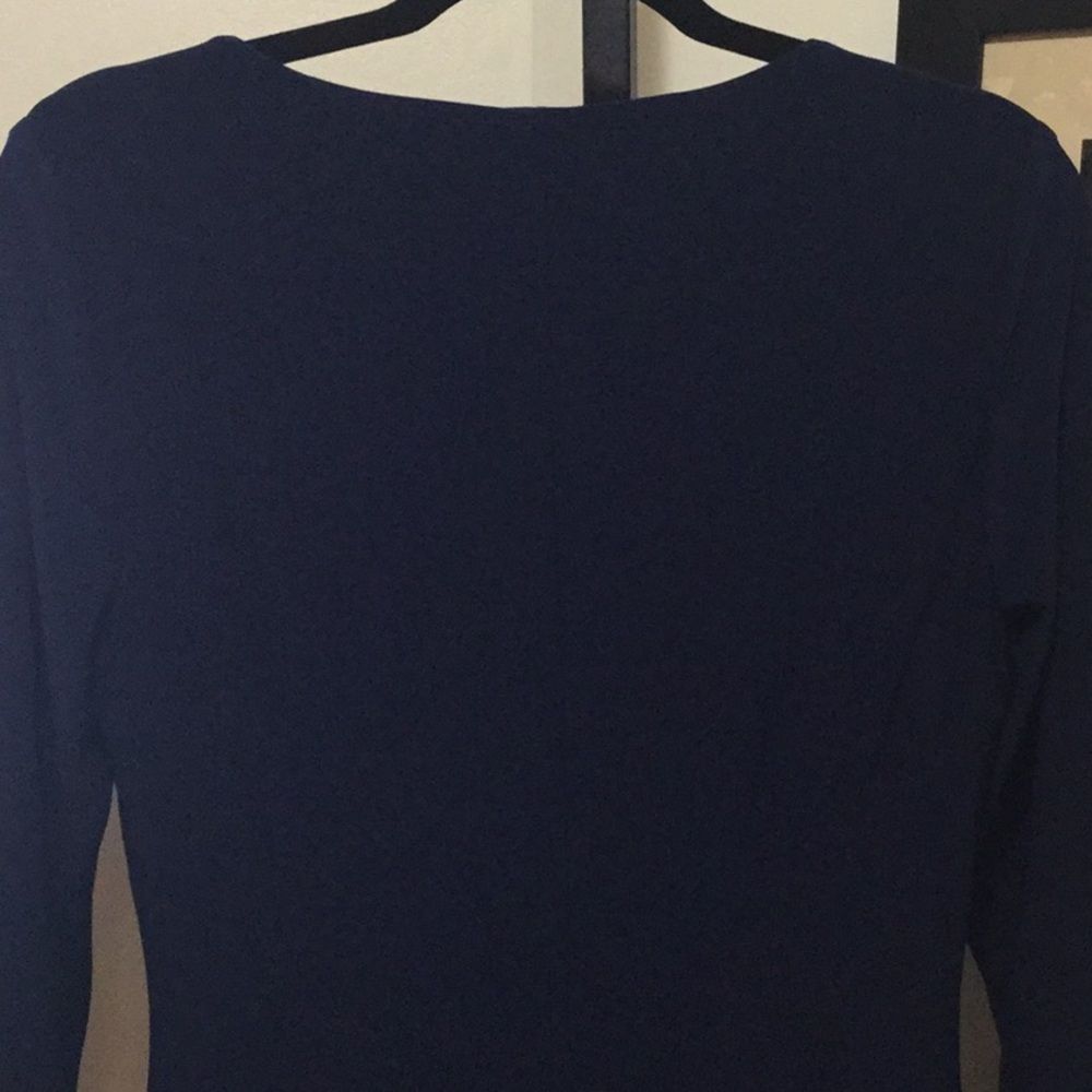 Lauren Ralph Lauren Long-Sleeve Jersey Gown - Picture 7 of 9